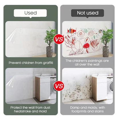 Self- Adhesive Transparent Electrostatic Wall Protection Film - Buy 1 Get 1 Free