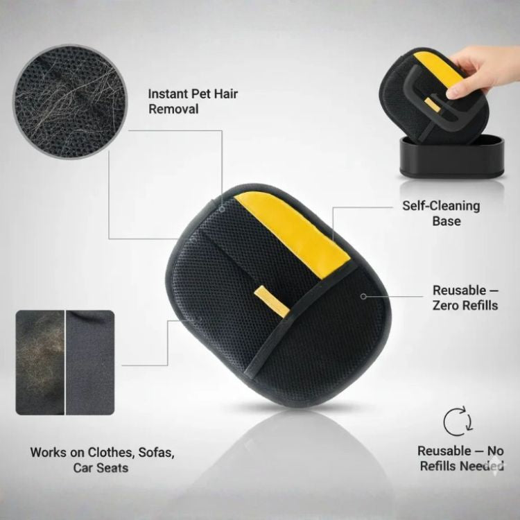 FurEase™ Pro Glove – Instant Pet Hair Removal (Buy 1 Get 1 FREE)