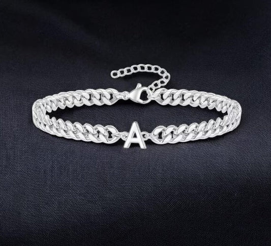 Personalized Men’s Bracelet with Your Chosen Initial