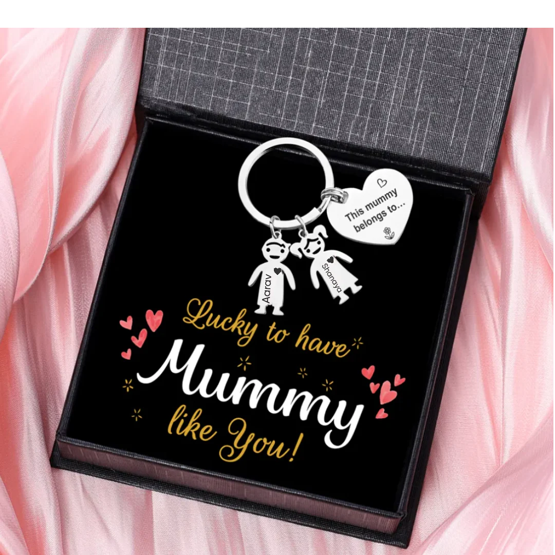 Personalized Family Name Keychain