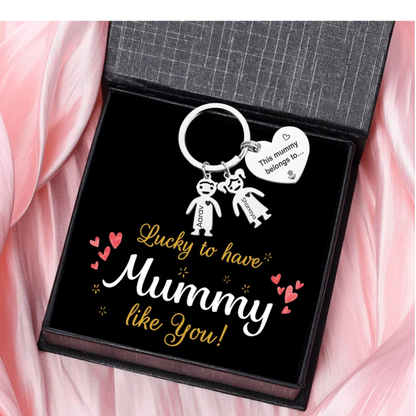 Personalized Family Name Keychain