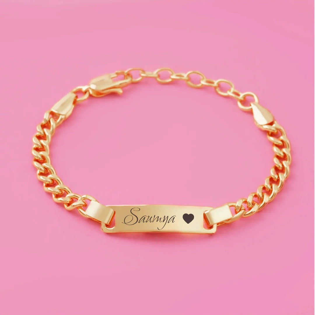 Personalized Baby Name Bracelet
