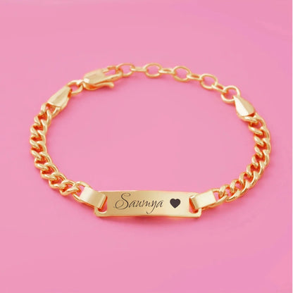 Personalized Baby Name Bracelet