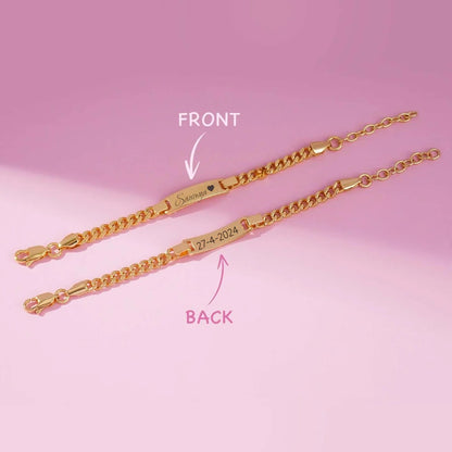 Personalized Baby Name Bracelet