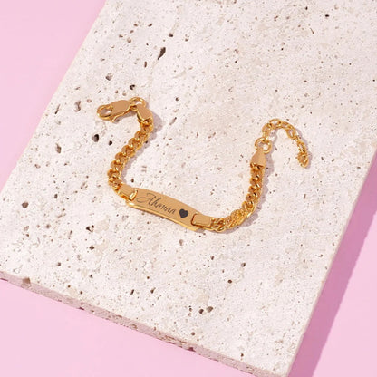 Personalized Baby Name Bracelet